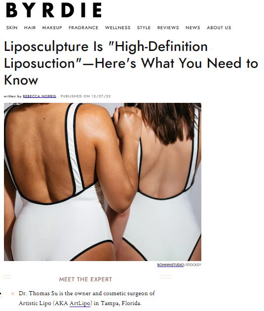 Liposculpture Is High-Definition Liposuction - What You Need to Know